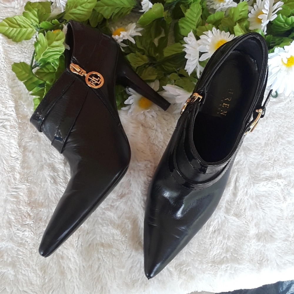 Lauren Ralph Lauren leather heels, sz 8.5M